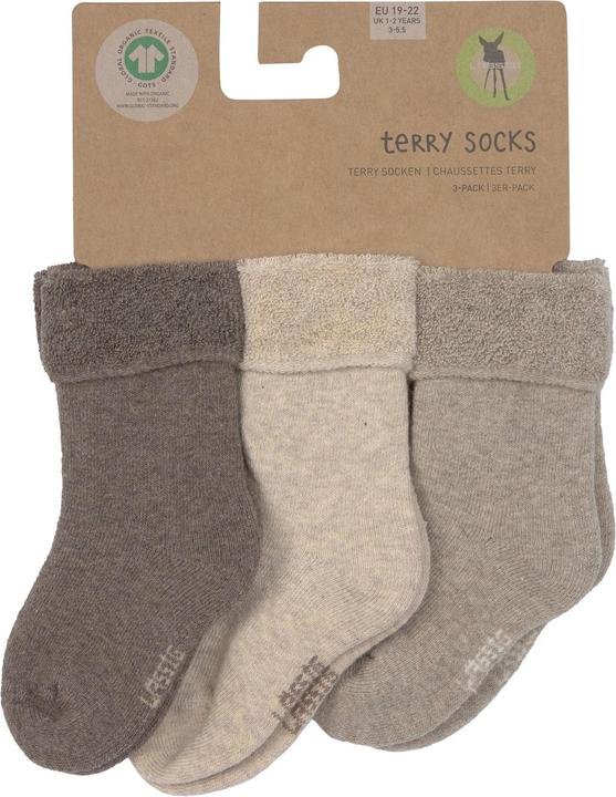 Produktbild Lässig Babysocken Babysocken 3er Pack Terry aus Bio-Baumwolle (3er Pack, 15 - 18)
