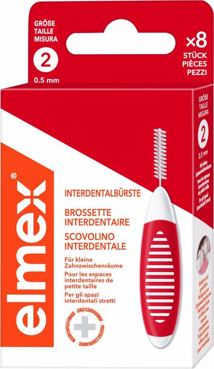 Produktbild Elmex Rot, Grösse 2 (8 x, 2 mm)