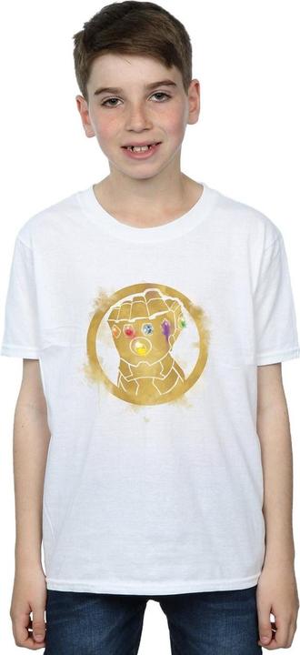 Actual product image Boys Avengers Endgame Painted Infinity Gauntlet T-Shirt (140, 146)