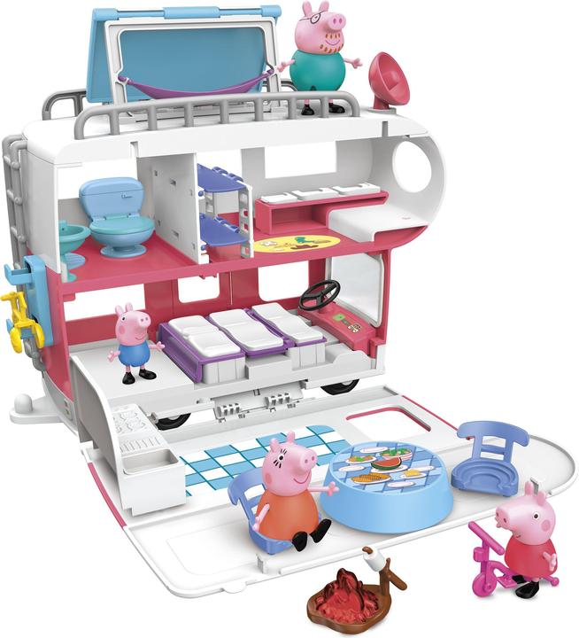 Immagine prodotto Peppa Pig Pig s Avonturen, Camper per famiglie, Kinderspeelgoed met 4 figure