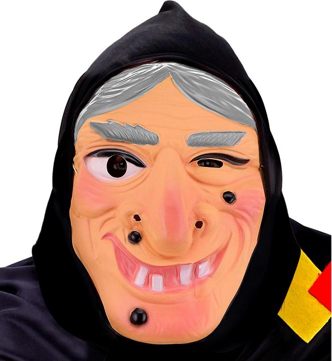 Produktbild Widmann HEXEN MASKE MIT KOPFTUCH aus Plastik