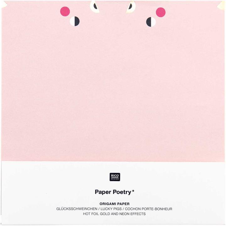 Produktbild Rico Design Origami "Glücksschweinchen" (70 g/m², 30 x)