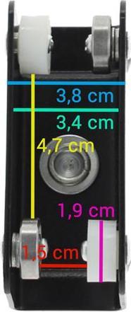 Immagine prodotto Falcon Eyes Carrello a binario 3314C per B-3030C