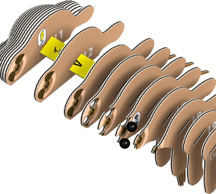 Actual product image Eugy Sloth (23 pieces)