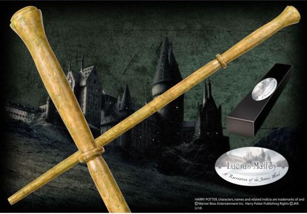 Image du produit Noble Collection Harry Potter Baguette magique Lucius Malefoy (édition personnage)