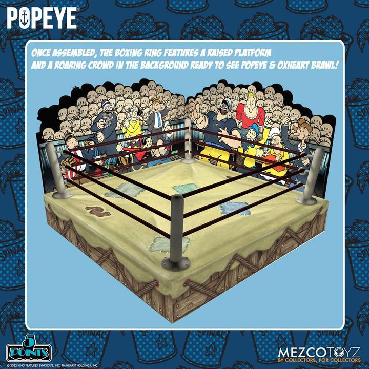 Produktbild Mezco Toys Popeye figurines 5 Points Deluxe Set Popeye & Oxheart 9 cm