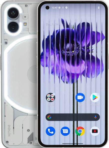 Produktbild Nothing Phone (1) (8GB) (256 GB, Weiss, 6.55", Dual SIM, 50 Mpx, 5G)