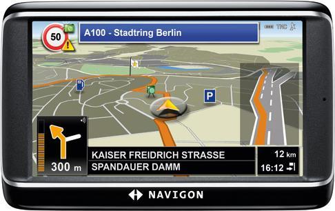 Actual product image Navigon 40 Premium, Bluetooth, TMC, European maps