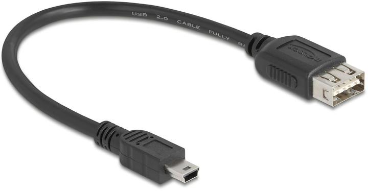 Immagine prodotto Delock USB 2.0 Kabel USB Typ Mini-B Stecker zu EASY USB Typ-A Buchse 0,2 m (0.20 m, USB 2.0)