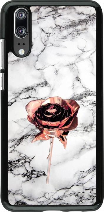 Produktbild PhoneLook Hülle Marble Rose Gold (Huawei P20)