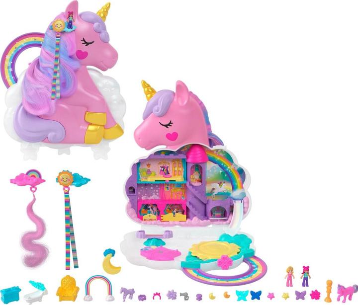 Produktbild Polly Pocket Einhorn Haarspiel Schatulle