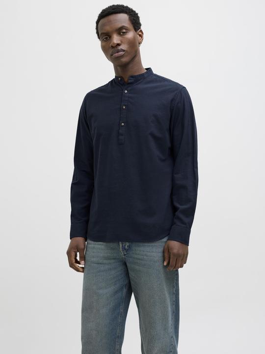 Produktbild Jack & Jones Jjesummer Half Placket Shirt Ls Sn (S)