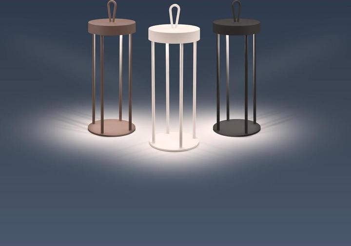 Produktbild Century LED Tischlampe ATHENA schwarz 3W 3000K Dimm. IP54 Colo (140 lm)