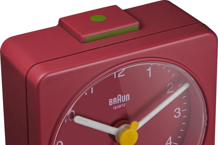 Actual product image Braun Classic alarm clock BC02 Red
