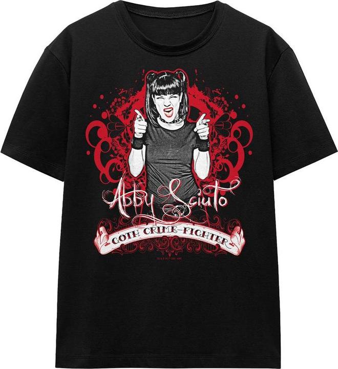 Actual product image Ncis Unisex Adult Goth Crime Fighter T-Shirt (XXL)