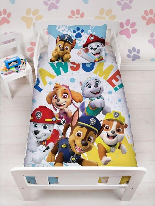 Actual product image Paw Patrol Childrens/Kids Splodge Duvet Cover Set