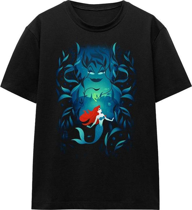 Actual product image The Little Mermaid Unisex Adult Ursula & Ariel T-Shirt (XXL)