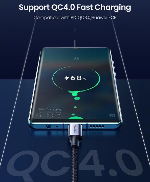Produktbild Ugreen US316 USB C - USB-C-Ladung 100 W, 2 m (2 m, USB 2.0)