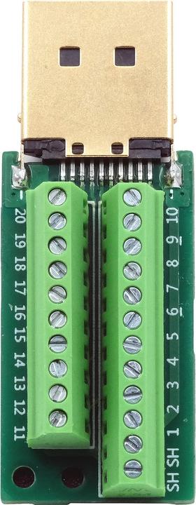 Actual product image Exsys DisplayPort Terminal Block Adapter (20 Pin Terminal Block)