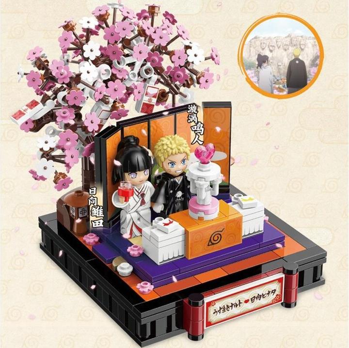 Actual product image Qman Diorama wedding of Naruto and Hinata