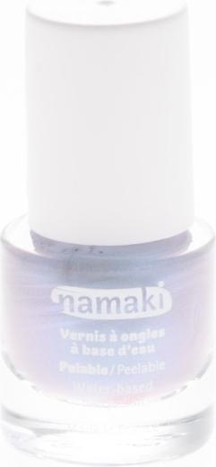 Actual product image Namaki Set 3 Water-Based Peelable Nail Polishes Frosted Blue Pale Pink Blue Silver with Free Nail Fi (Frosted Blue Pale Pink - Blue Silver, Gel-Effect Nail Polish)