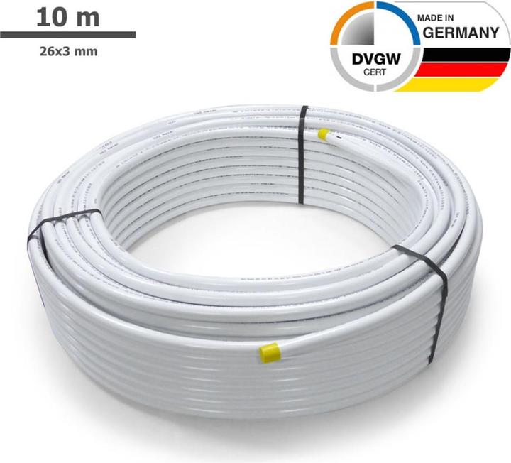Produktbild Sanpro THPRESS Aluverbundrohr - Mehrschichtverbundrohr, Länge 10 m, Grösse 26x3 (Pressverbindung)