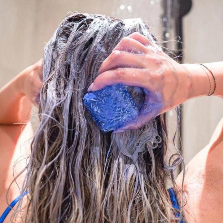 Actual product image Green Room Suds Colour Correction Blue (Solid shampoo, Silver shampoo)