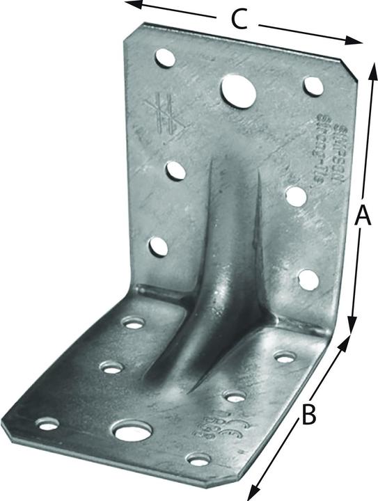 Image du produit Simpson Sst Equerres SST, type 70 acier zingué 70x70 (Connecteur coudé, 1 pcs)