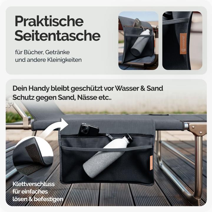 Produktbild Casaria Sonnenliege (190 cm)