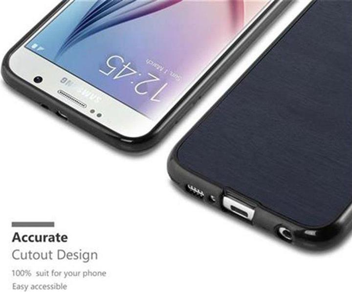 Actual product image Cadorabo TPU Wooden Cover (Samsung Galaxy S6)