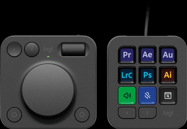 Logitech Mx Creative Console (Ohne Tastaturlayout, Kabelgebunden)