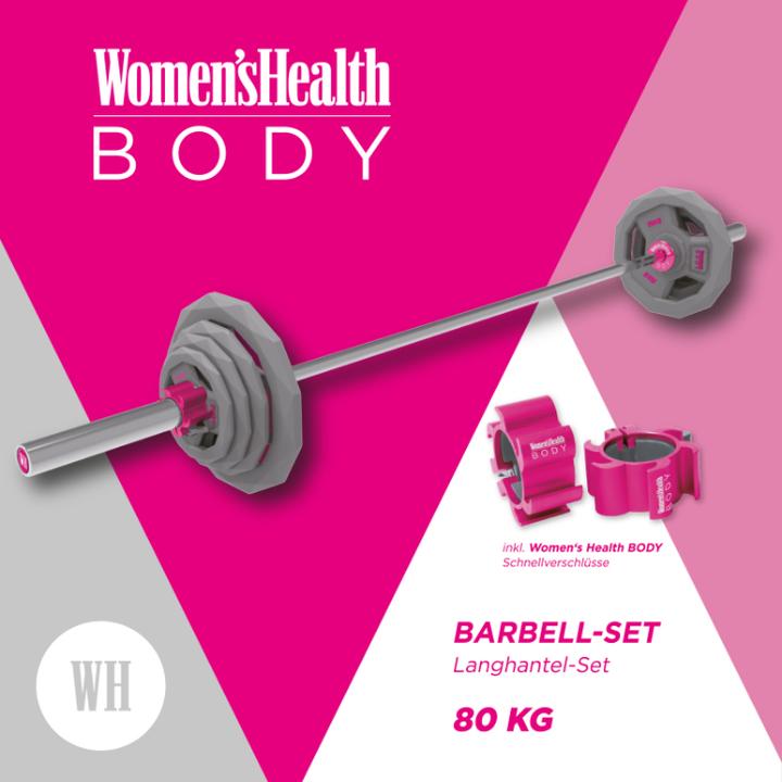 Produktbild Women's Health Langhantel-Set 80 KG (1 x 80 kg)