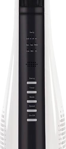 Produktbild Nordic Home 2-IN-1 Turmventilator und Luftumwälzer, 3 Geschwindigkeiten