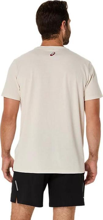 Produktbild ASICS Performance Asics Chest Logo Ss Tee Birch/Burnt Red Man (XL)