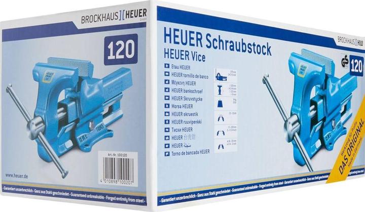 Produktbild Heuer Schraubstock (120 mm)
