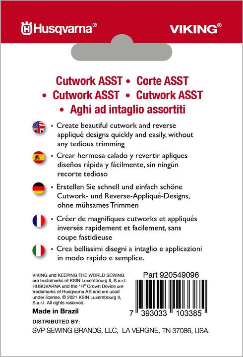 Produktbild Husqvarna Cutwork Nadeln