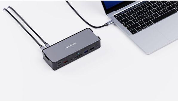 Produktbild Verbatim Pro CDS-15 (USB-C, 15 Ports)