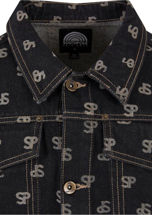 Produktbild Southpole Bleched AOP Denim Jacket - 176105 (XXL)