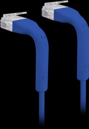 Actual product image Ubiquiti Networks UC-Patch-2M-RJ45-BL Network Cable Blue Cat6 (CAT6, 2 m)