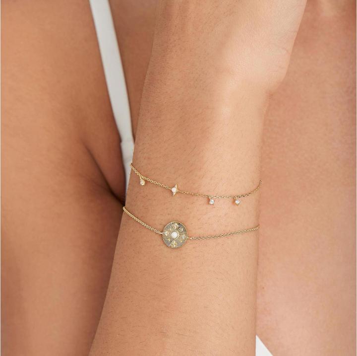 Actual product image Ania Haie Bracelet Scattered Stars Opal 925 Sterling Silver (18.50 cm, 925 silver)