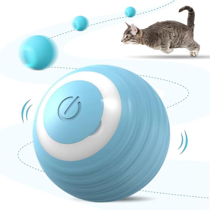 Image du produit Suba Balle électrique pour chat avec lumière LED (Jouet à balle chat)