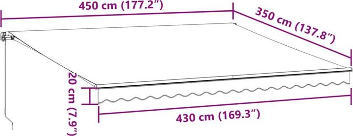 Actual product image VidaXL Arin (4.50 m)