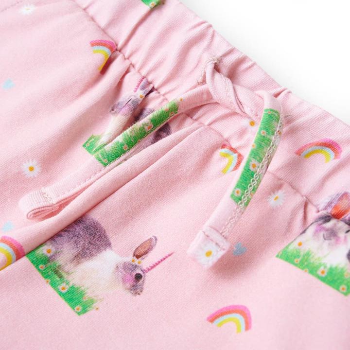 Produktbild VidaXL Kindershorts mit Kordelzug Hellrosa 140,Material: 92 (140)
