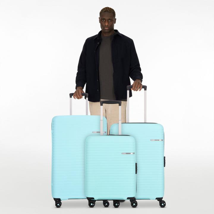 Immagine prodotto American Tourister Liftoff 4 Rollen Kofferset 3-teilig mit Dehnfalte (208 l, XL (da 115l))