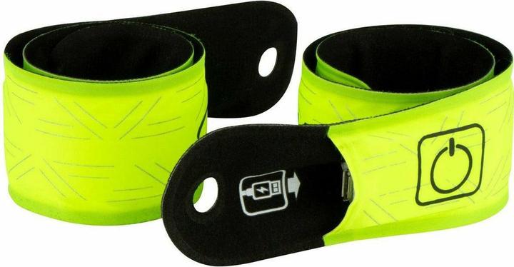 Sko Schnapparmband Wiederaufladbar Led 2er Set (One Size)