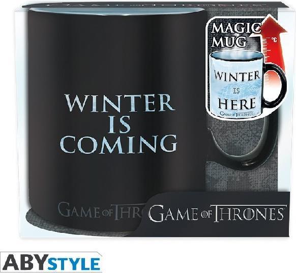 Actual product image No Name Game of Thrones Winter is here Mug (Thermo Effect) (460 ml, 1 x)