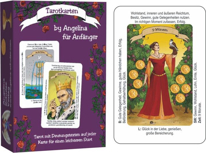 Produktbild Tarotkarten by Angelina für Anfänger (Deutsch, Angelina Schulze, 2022)