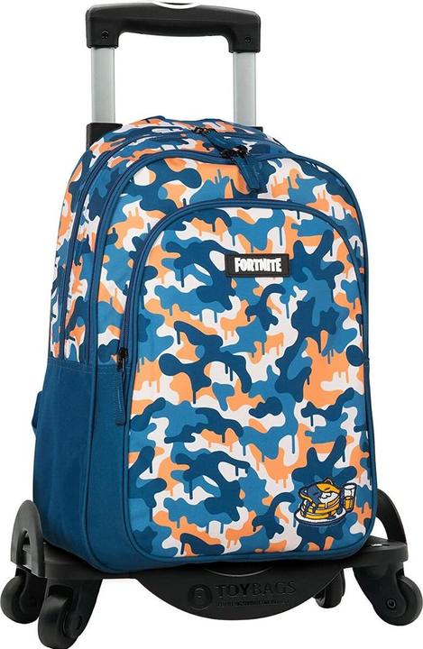 Produktbild Fortnite School Rucksack with Wheels Blue 42 x 32 x 20 cm Camouflage