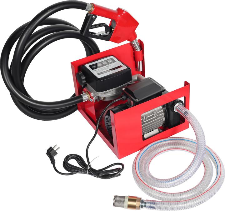 Image du produit Wiltec Pompe à Fuel Gasoil bio Autoaspirante 230V/750W 80l/min Pistolet Auto.