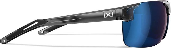 Produktbild Wiley X WX PRIME Lenses: CAPTIVATE™ Polarized blue Mirror, Frame: gloss crystal grey (gloss crystal grey, CAPTIVATE™ Polarized blue Mirror)